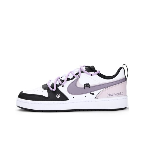 【定制球鞋】Nike Court Borough 猫咪日记 猫爪 黑紫 BQ5448-115