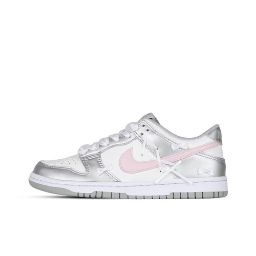 【定制球鞋】Nike Dunk 芭蕾少女 丝带 复古高街 银粉 DH9765-001