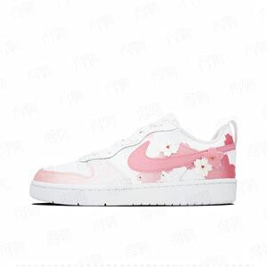【定制球鞋】Nike Court Borough  樱花伴侣 BQ5448-100
