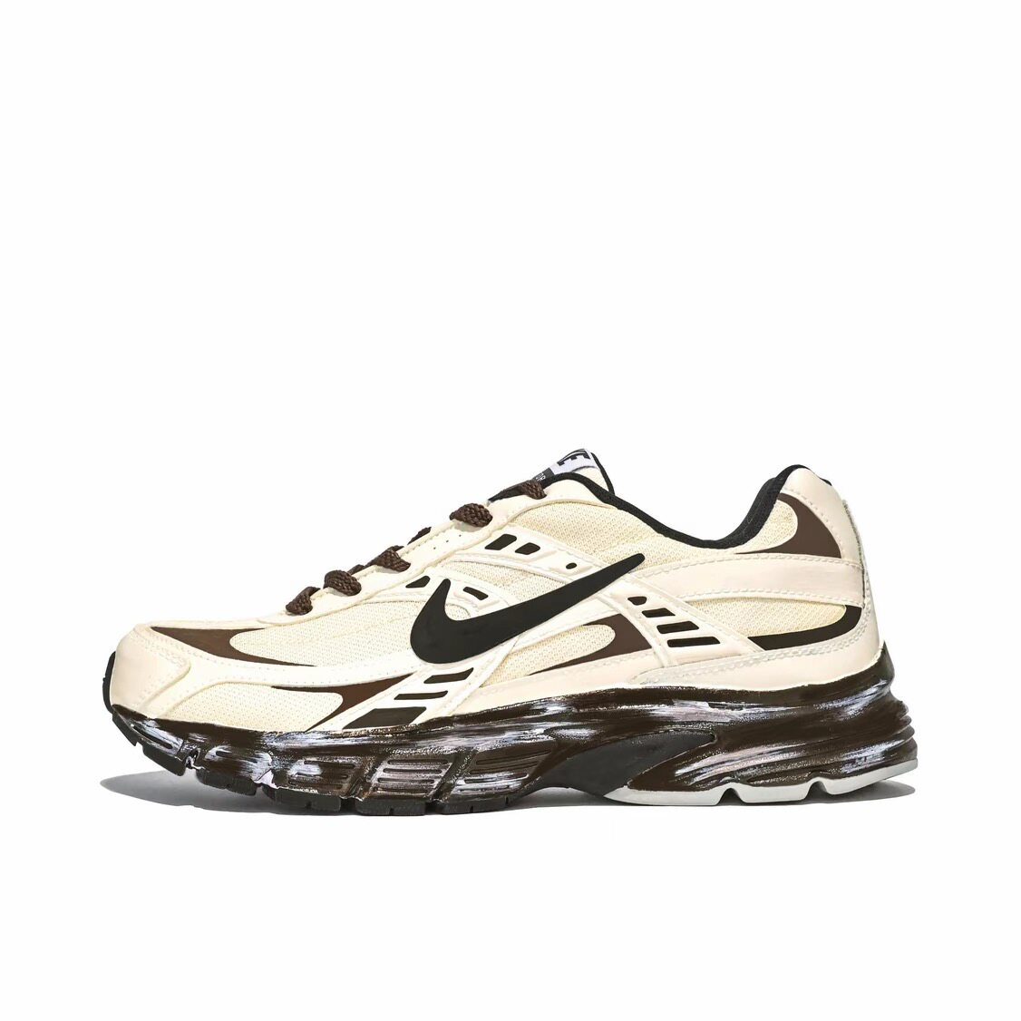 【定制球鞋】 Nike Initiator 跑鞋 奶油摩卡/褐色 394055-100