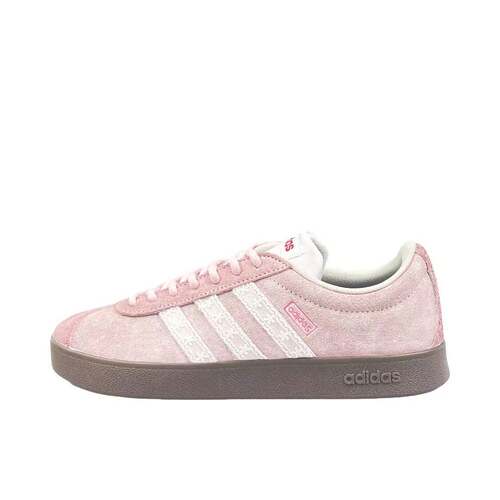 【定制球鞋】 adidas neo Vl Court   板鞋   粉红色HQ1802