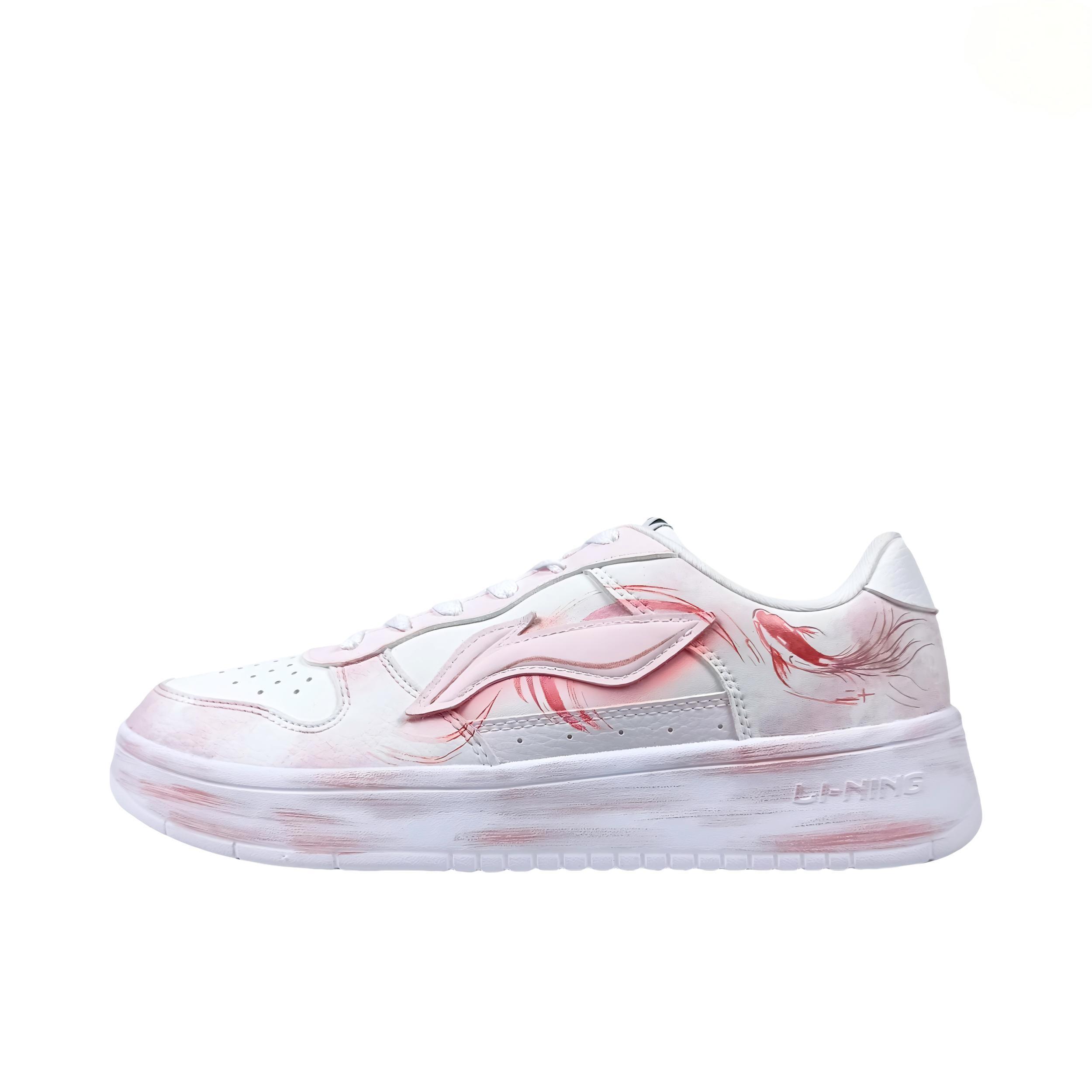 【定制球鞋】Li Ning/李宁  浮舟  板鞋  锦鲤附体 AGCS419-1