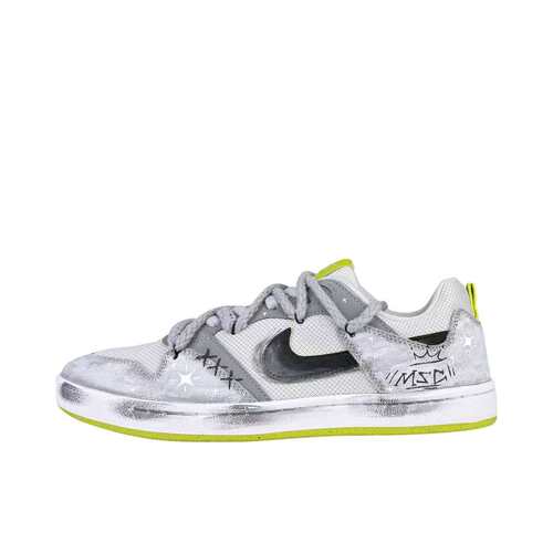 【定制球鞋】 Nike SB Alleyoop 板鞋 星芒/银色/灰色 CJ0882-005