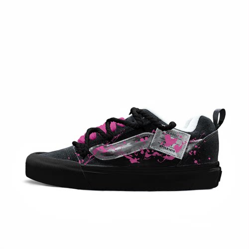 VANS范斯定制粉墨低帮面包鞋