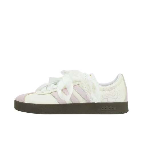 【定制球鞋】Adidas neo VL Court 2.0 板鞋 杏/粉色ID6015