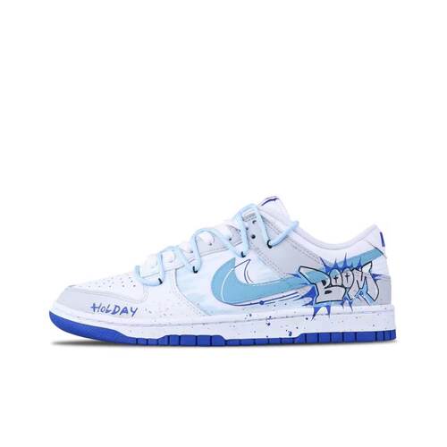 【定制球鞋】Nike Dunk Low 休闲日记 涂鸦解构风 DV0831-104