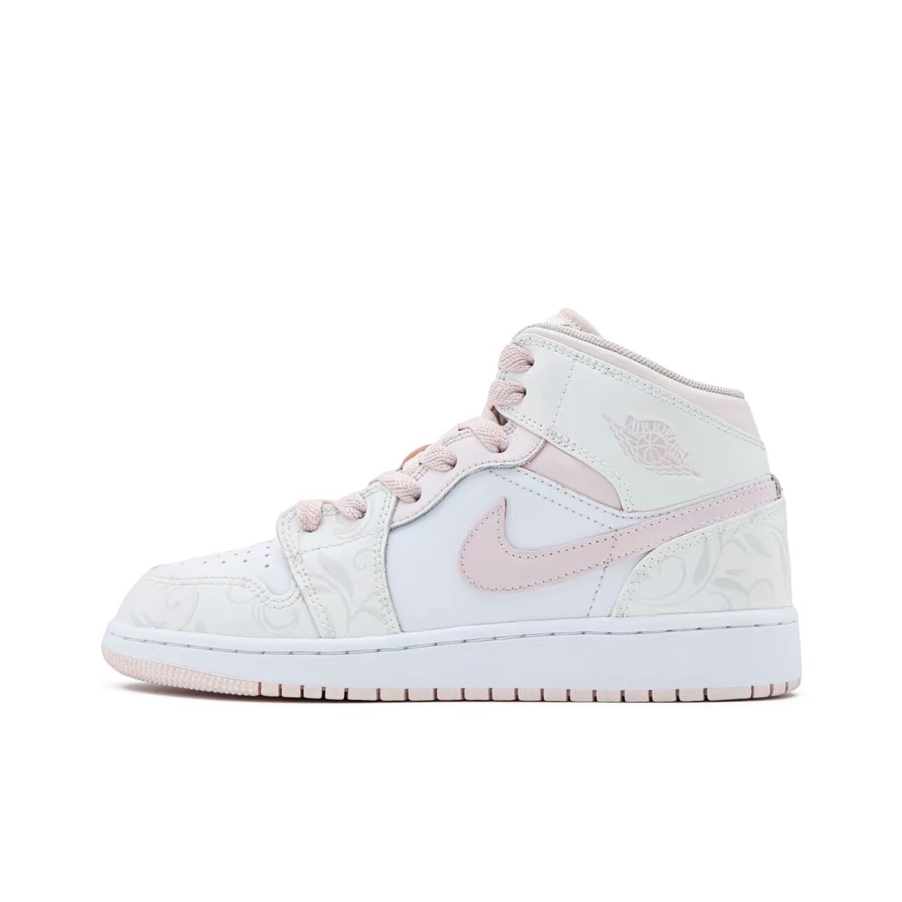 蔷薇NikeAirJordan1Mid篮球鞋
