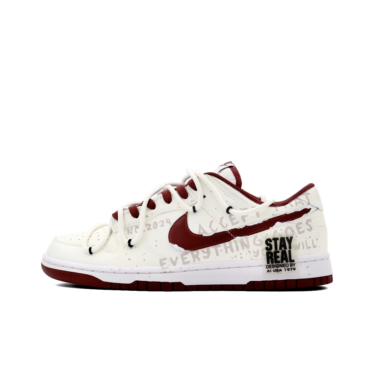 【定制球鞋】 Nike Dunk Low 不如遇见 潮流百搭 红黄 DD1391-601
