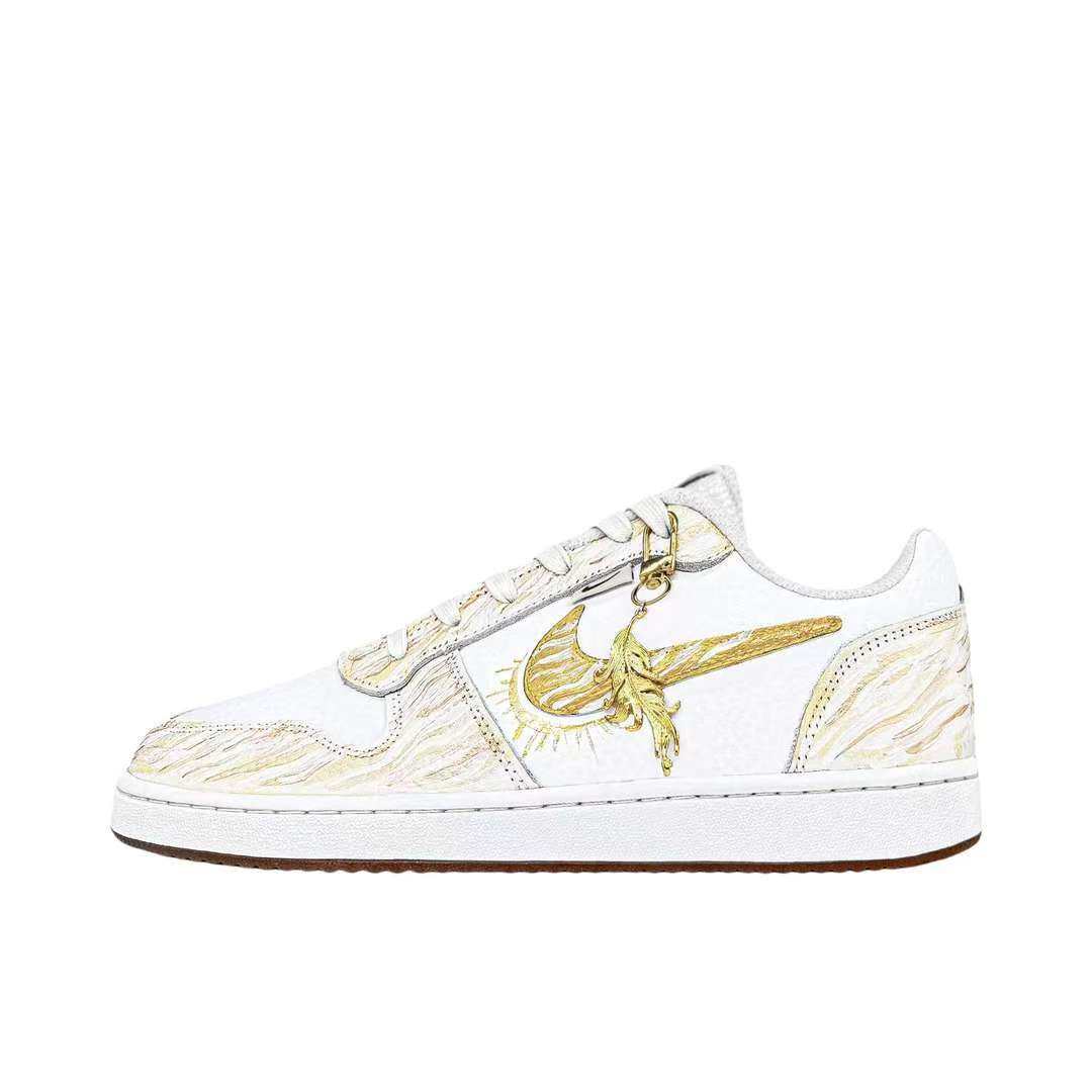 【定制球鞋】 Nike EBERNON 风岚 板鞋  金缕衣 IM3370-121