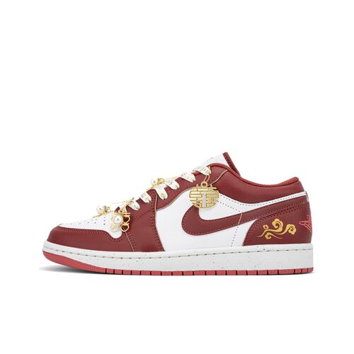 【定制球鞋】Air Jordan 1 祥云龍凤 秀禾 白红 FJ3465-160