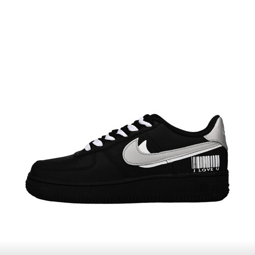 【定制球鞋】Nike Air Force 1 酷黑银翼 百搭 黑银 FV5951-001