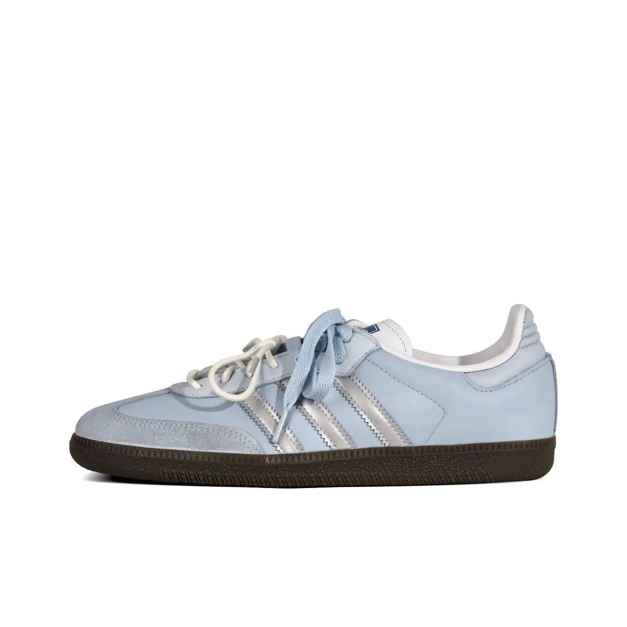 【定制球鞋】adidas Samba 浅蓝芭蕾 复古 德训 浅蓝色 B75806