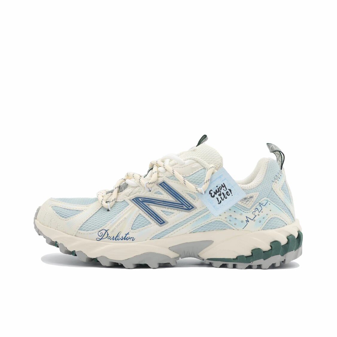 【定制球鞋】 New Balance 610T 跑鞋 波澜斯克蓝 ML610TAG