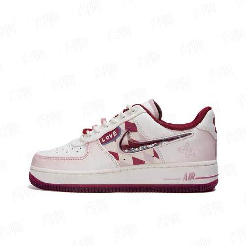 【定制球鞋】Nike Air Force 1 深红色 FZ5068-161