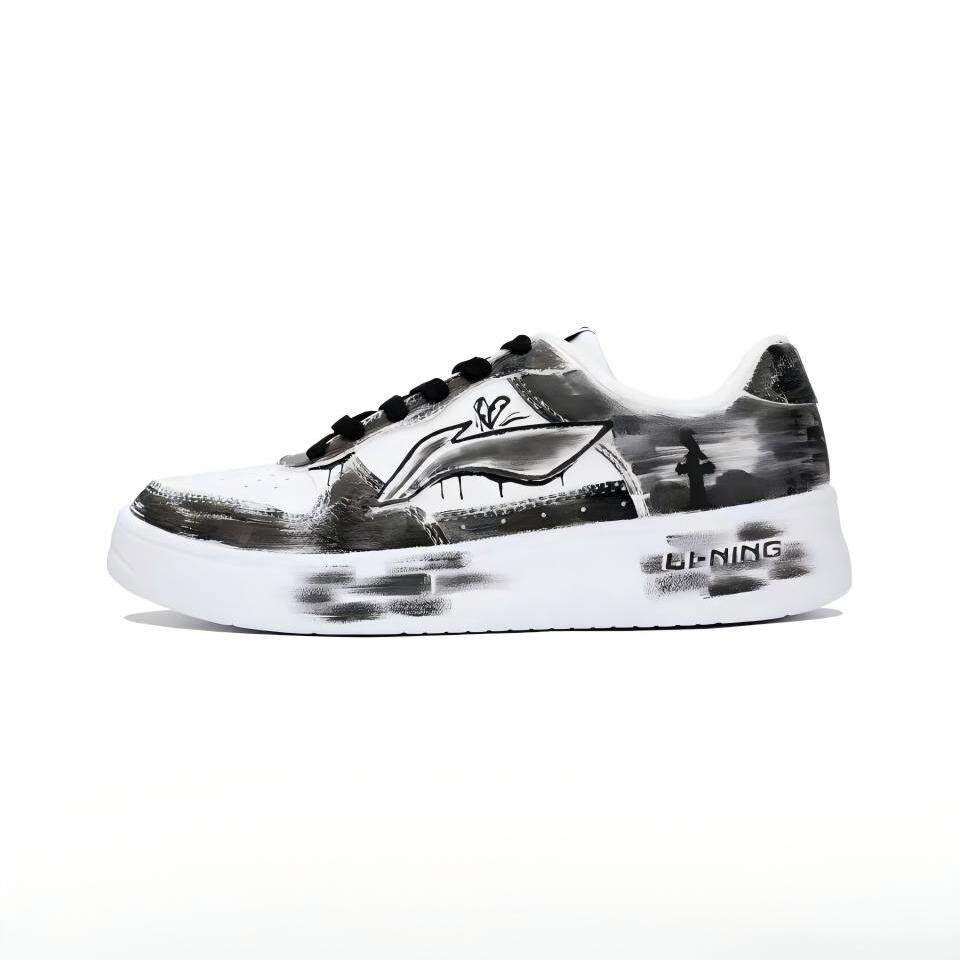 【定制球鞋】Li Ning/李宁  浮舟 板鞋  暗夜幽渊  AGCS419-1
