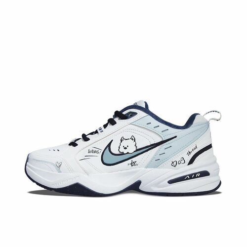 【定制球鞋】 Nike Air Monarch 4 运动休闲鞋  白狗415445-102