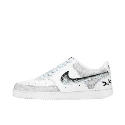 【定制球鞋】 Nike Court Vision 1 板鞋  边际魅影 DH2987-110