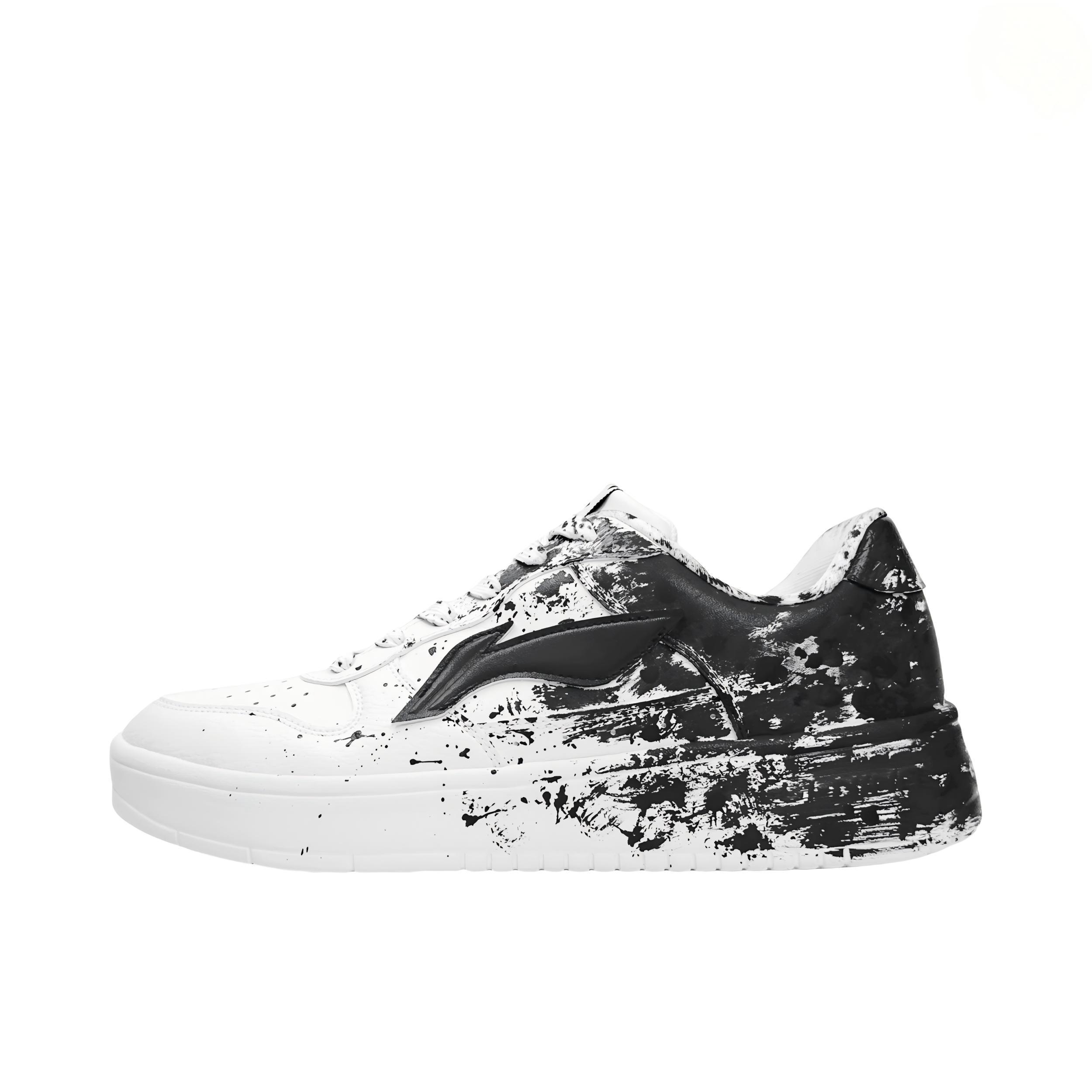 【定制球鞋】Li Ning/李宁  浮舟 板鞋  午夜魅影 AGCS419-1