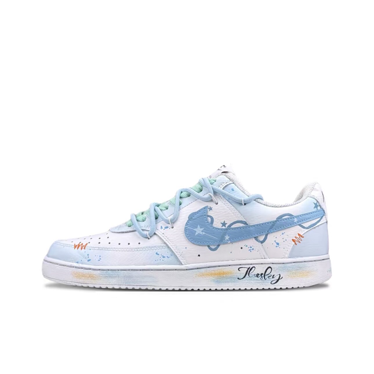 【定制球鞋】Nike Court Vision 1 机械魔灵 仲夏夜梦 CD5463-101