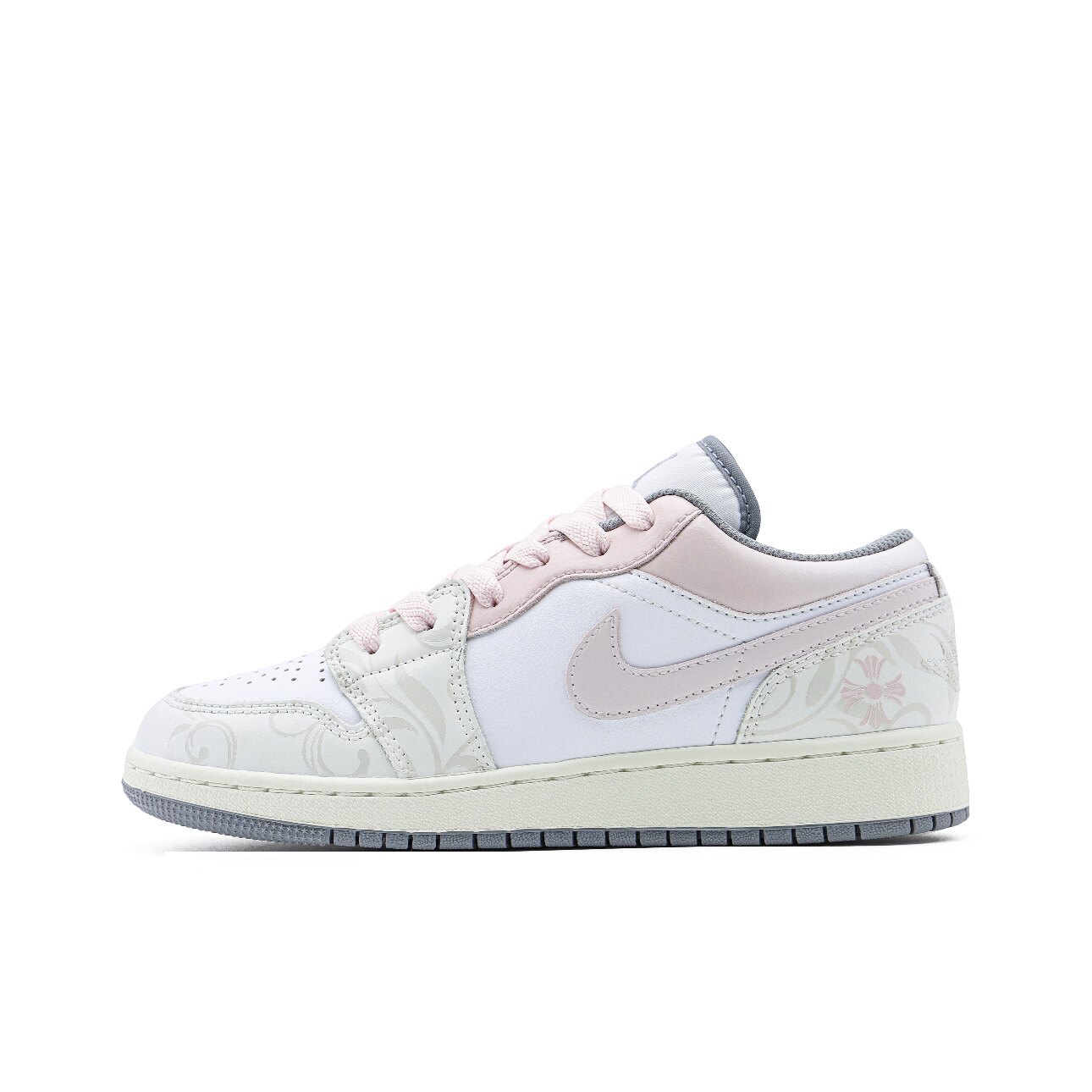 【定制球鞋】Jordan Air Jordan 1 蔷薇之恋 百搭 粉白553560-053