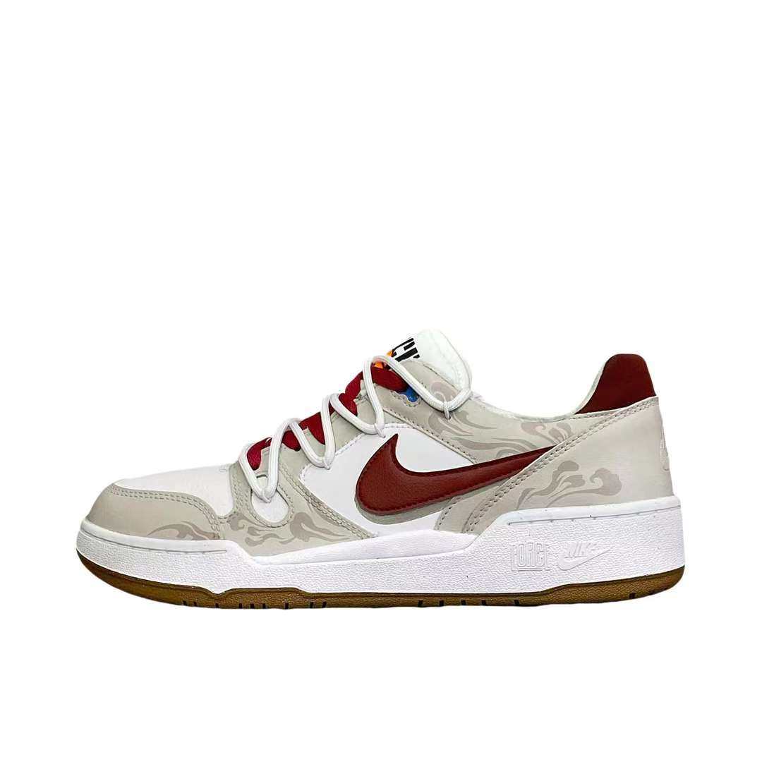 【定制球鞋】Nike Full Force   赤焰祥瑞  HJ3485-121,运动鞋new,板鞋,淘宝优惠券,粉丝福利购,淘宝优惠卷