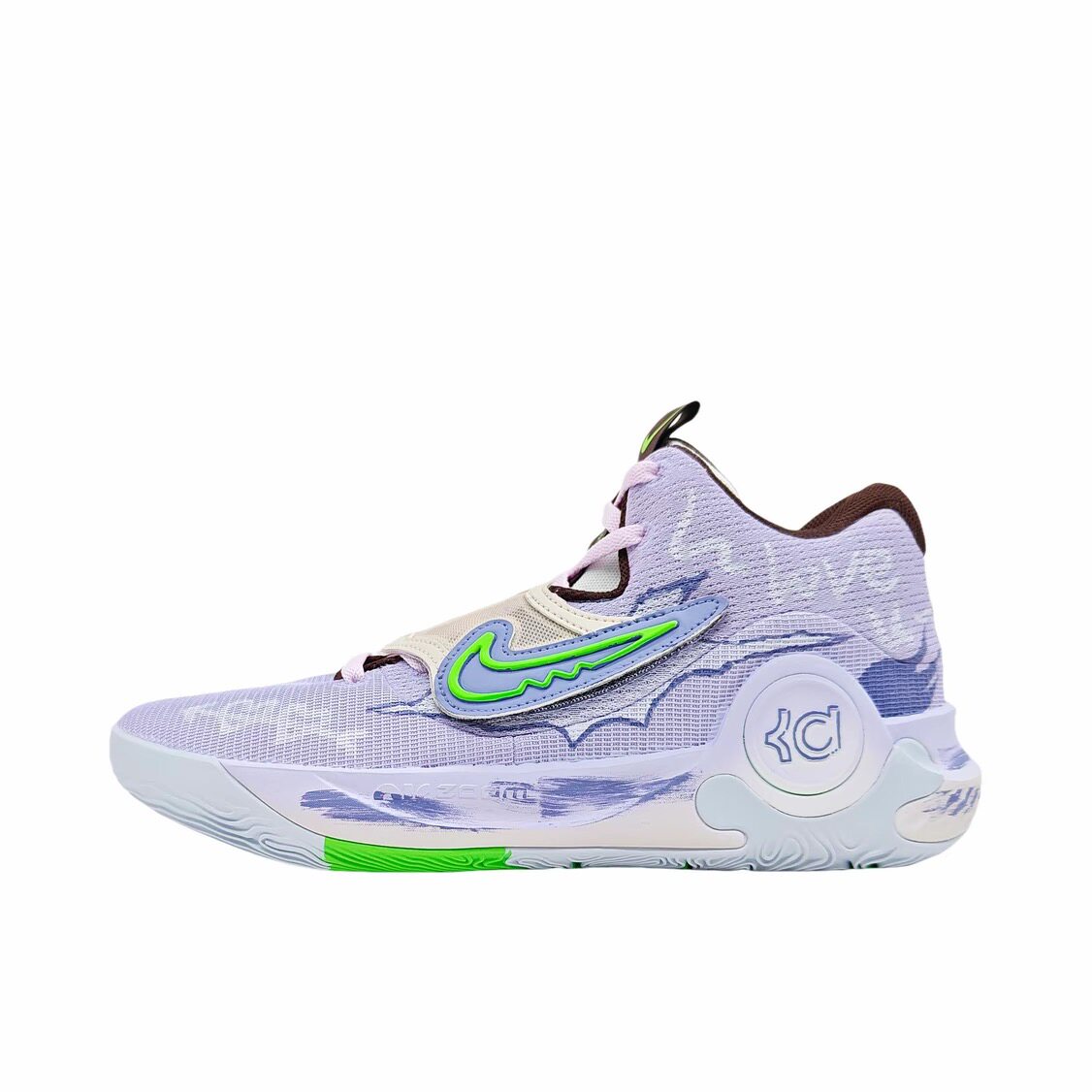 【定制球鞋】 Nike KD Trey 5 X 篮球鞋 紫/白/爱跃 DJ7554-014