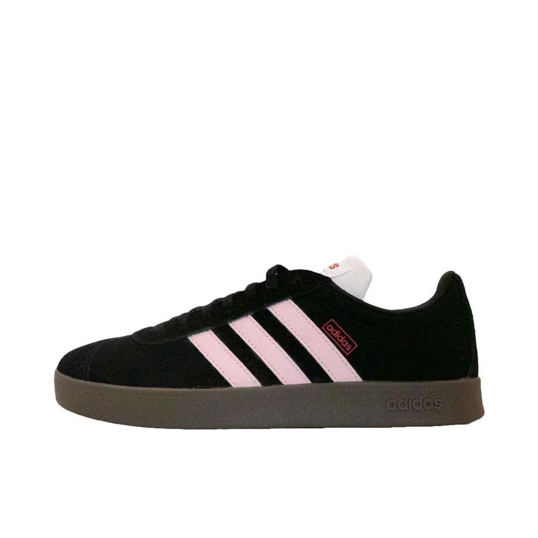 【定制球鞋】 adidas neo Vl Court   板鞋   雾野玫瑰 HQ1801