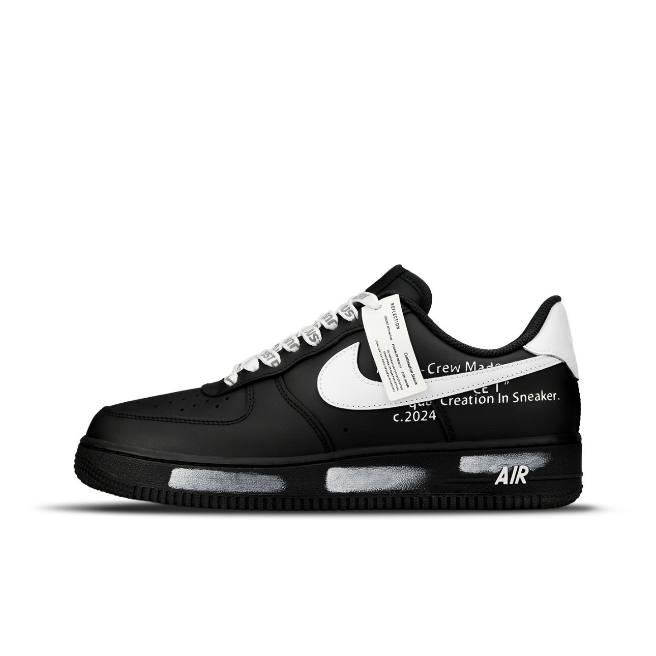【定制球鞋】Nike Air Force 1 07 黑武士 高街 黑白 CW2288-001