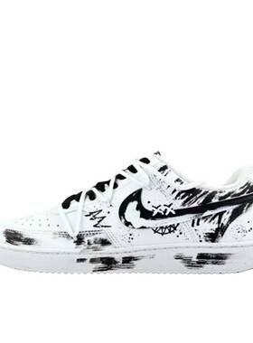 【定制球鞋】 Nike Court Vision 1 板鞋   废墟因子 DH2987-101