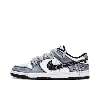 【定制球鞋】 Nike Dunk 板鞋  弑影灵契 DD1391-100