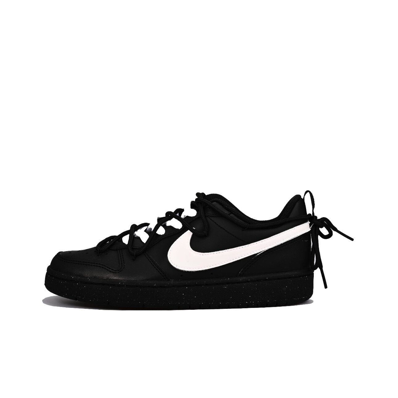 【定制球鞋】Nike 月夜山茶 暗黑风 百搭 白黑  DV5456-002
