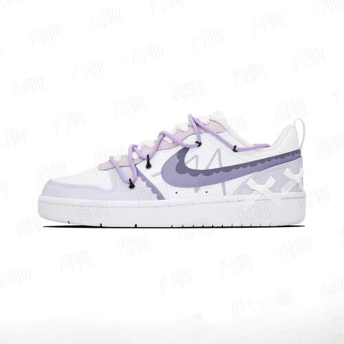 【定制球鞋】Nike Court Borough 香芋蛋糕 BQ5448-100