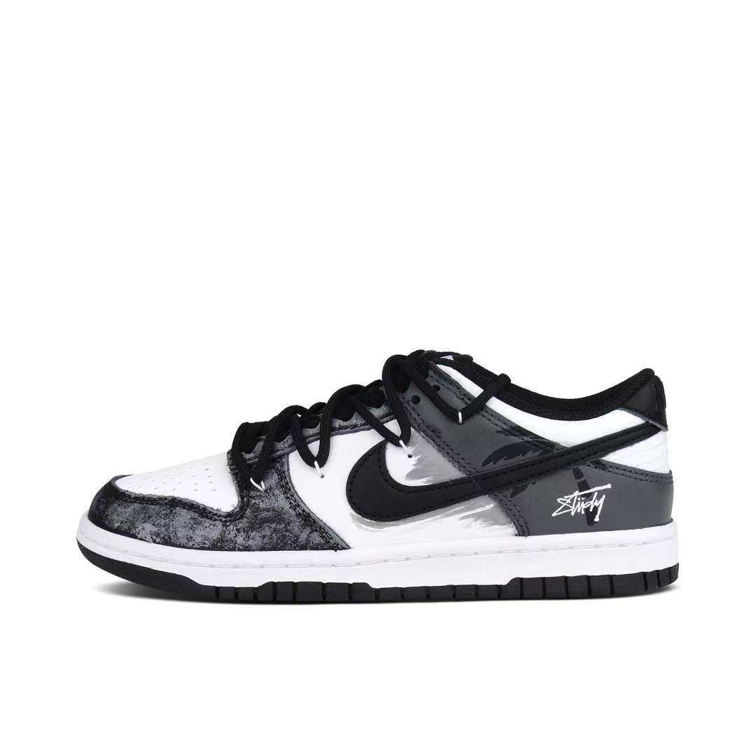 【定制球鞋】 Nike Dunk 板鞋  夜绘墨韵 HF5441-100,运动鞋new,板鞋,淘宝优惠券,粉丝福利购,淘宝优惠卷