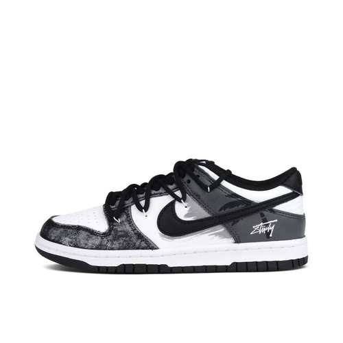 【定制球鞋】 Nike Dunk 板鞋  夜绘墨韵 HF5441-100