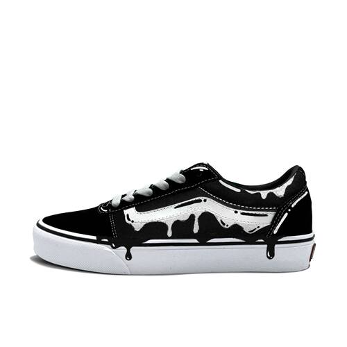 【定制球鞋】Vans/范斯 Ward  黑白可可 VN0A36EMC4R/VN0A3IUNIJU