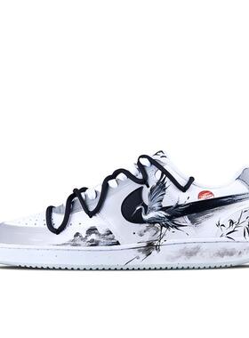 【定制球鞋】Nike Court Vision 1鹤别青山 DH2987-110