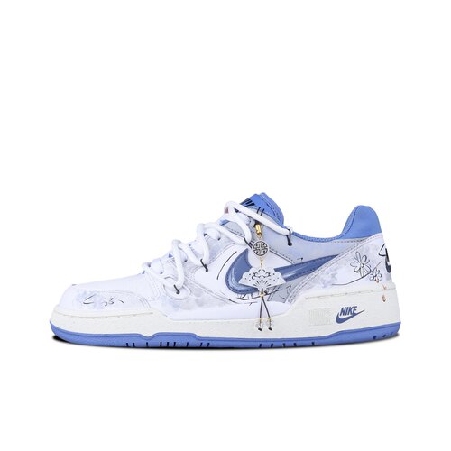 【定制球鞋】Nike Full Force 知江晚 清冷 晕染 国风 FB1362-100