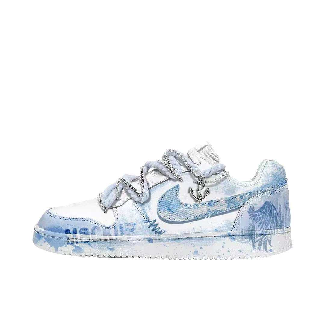 【定制球鞋】 Nike EBERNON 风岚 板鞋   逆战 AQ1775-100