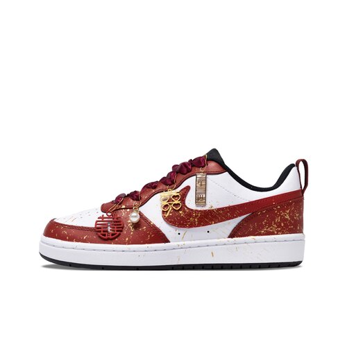【定制球鞋】Nike Court Borough 长相思 婚鞋 正红 BQ5448-115