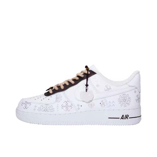 【定制球鞋】Nike Air Force 1 板鞋    鈊梵艺境  CW2288-111