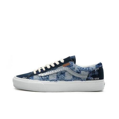 【定制球鞋】Vans/范斯 藏蓝 Active  复古蓝格VN0A3DZ3RFL