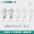 [Pure Cotton Women's Socks]Gray 2+White 3