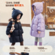 小O宝Okids童装 宝宝羽绒服女中长款 玉米2025冬女童800蓬加厚外套