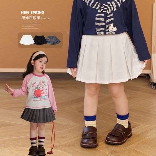 小O宝OKids童装女宝宝百褶裙
