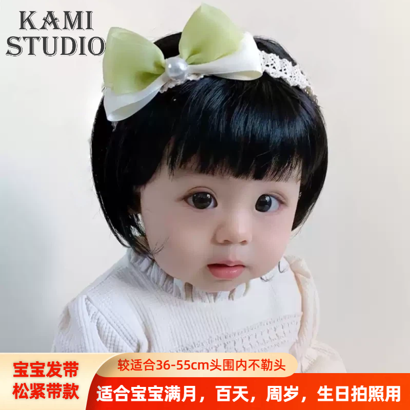 婴儿发带可爱宝宝蝴蝶结头饰
