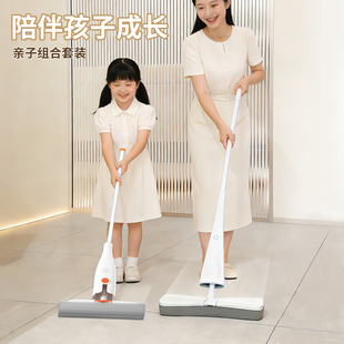 胶棉拖把2026新款家用卫生间专用一拖净吸水海绵头免手洗组合套装