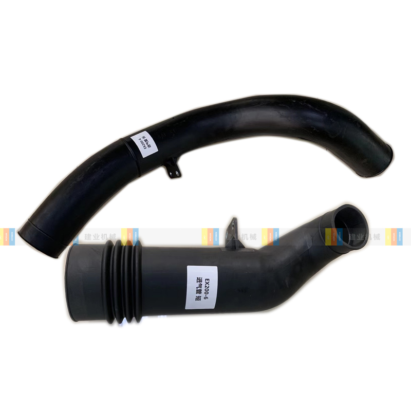 日立ZAX/EX200/210-6增压器进气管6BG1空滤连接风管 挖掘机配件