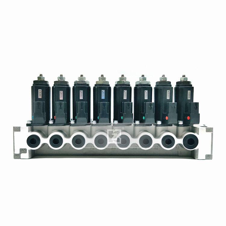三一电磁阀组 sy215-8 135 205 235 285-8电磁阀控制组 电磁阀座