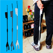 鞋 夹子 辅助器多功能夹鞋 拔子长柄家用提鞋 神器老人孕妇免弯腰穿鞋