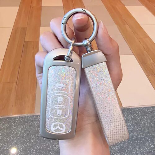 适用于马自达钥匙套镭射金属壳